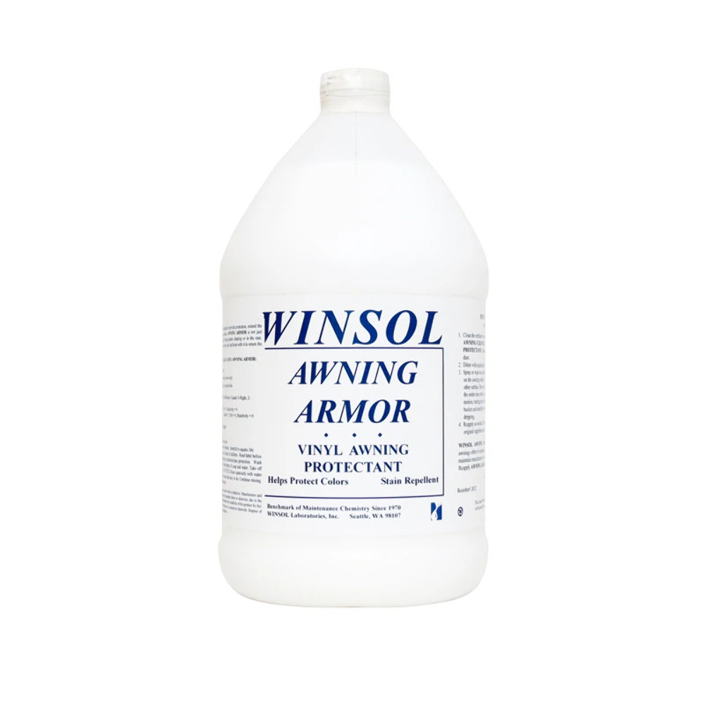 Winsol Awning Armor (Gallon) Vinyl Awning Protectant Protect Colors Stain Repel