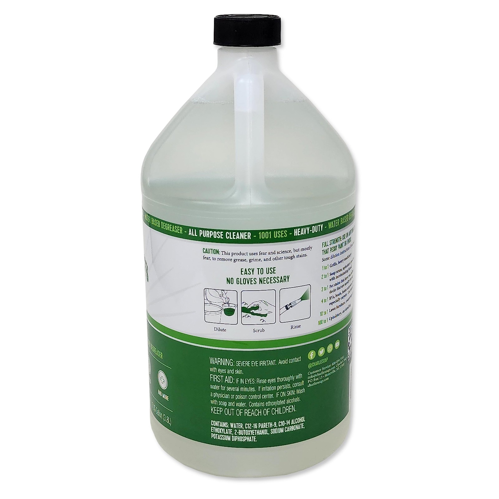 Heavy Duty Biodegradable All-Purpose Degreaser – 1 Gallon Concentrate