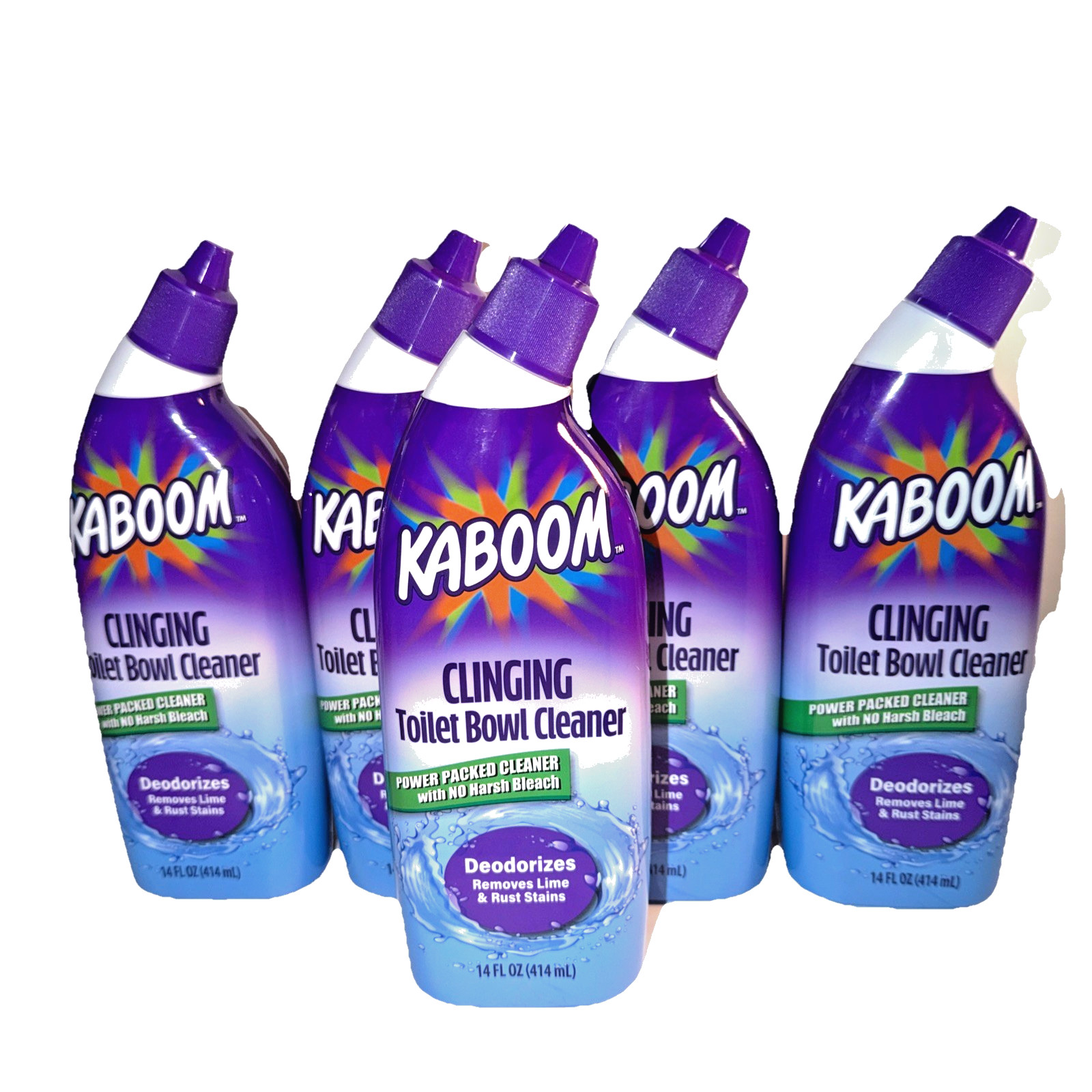 9 KABOOM Clinging Toilet Bowl Cleaner Deodorizer(5) & (4) Air Refresher 9