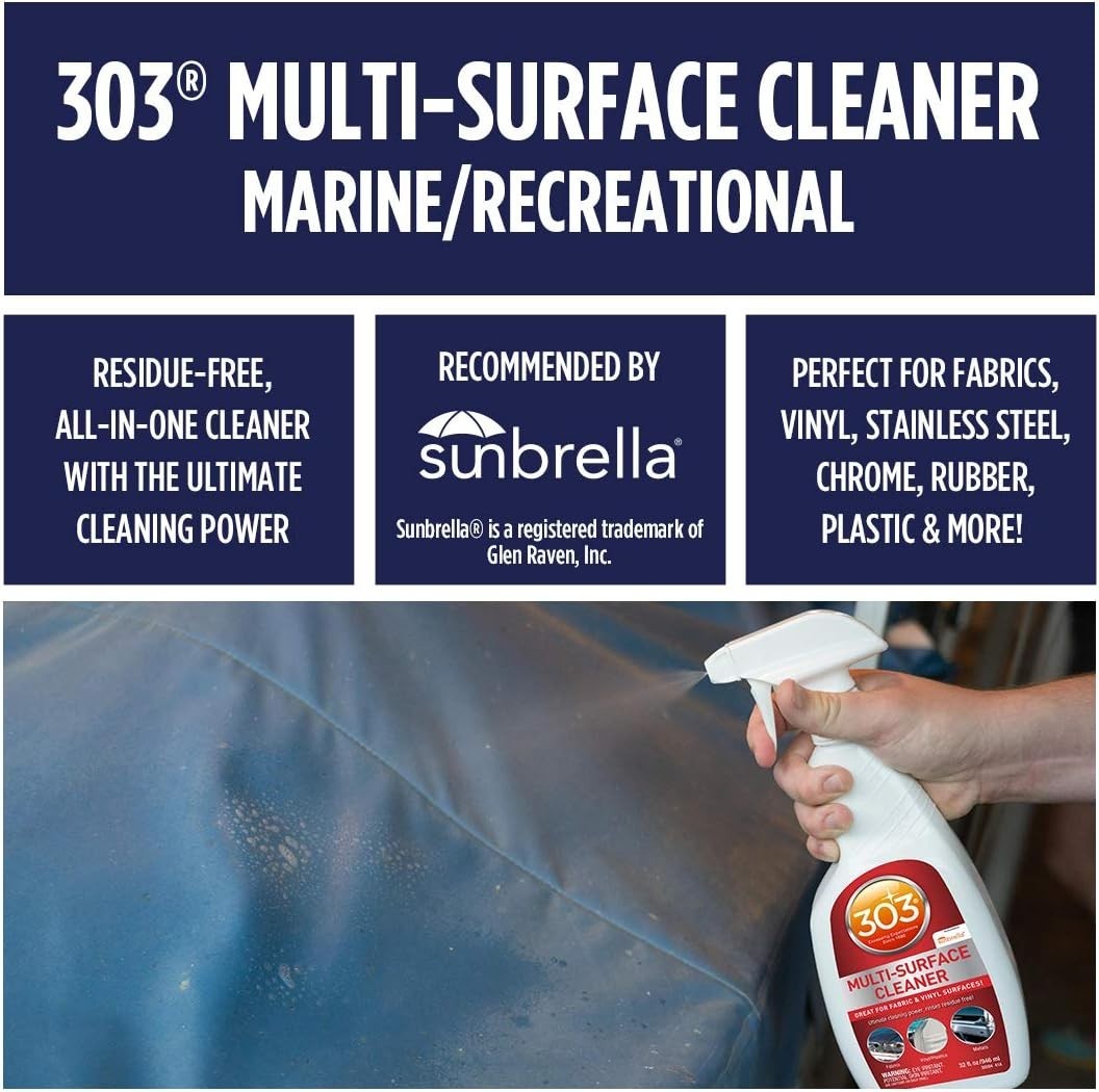 Sunbrella-Recommended 303 Marine Cleaner – 32oz for All Water Safe Surfaces
