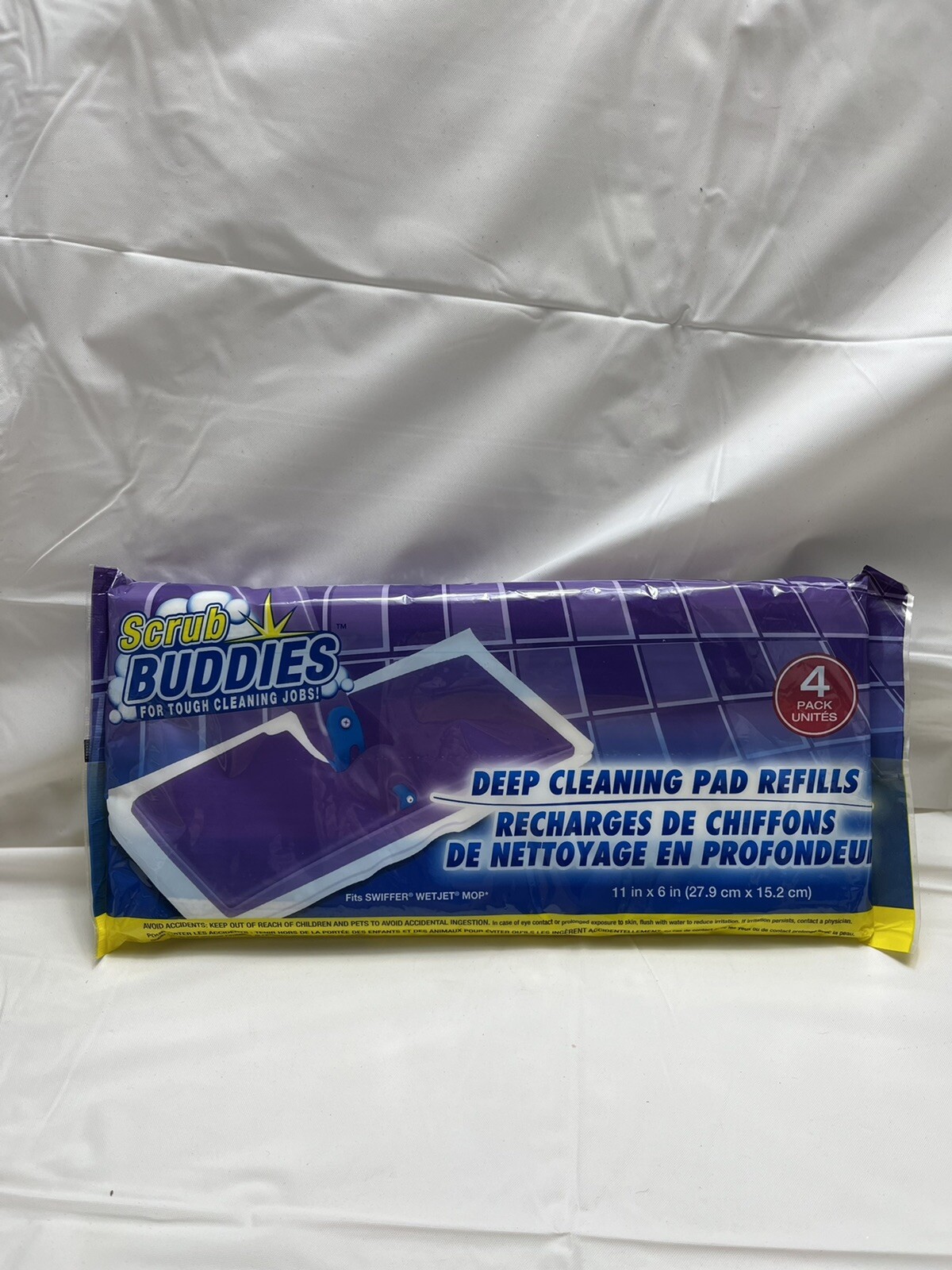 Scrub Buddies Fits Swiffer WetJet Mop 4 pack
