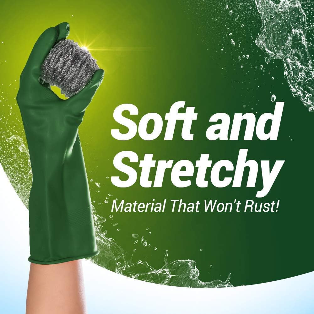 Stainless Steel Scrubbing Sponges – 1-Pack (1 Set of 3 = 3 Pieces ) – Heavy Duty
