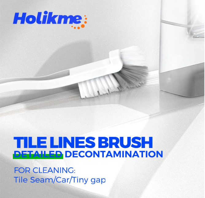 Holikme 7 Pack Deep Cleaning Brush Set, Scrub Pads with Scraper Tip for Pool