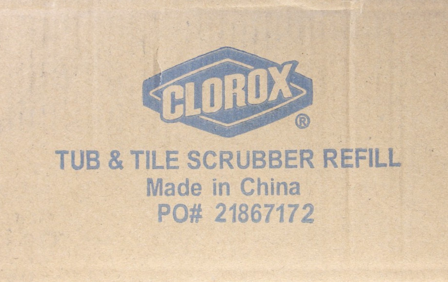 Clorox Tub and Tile Scrubber Refill Antimicrobial Protection Case 12 Refills New