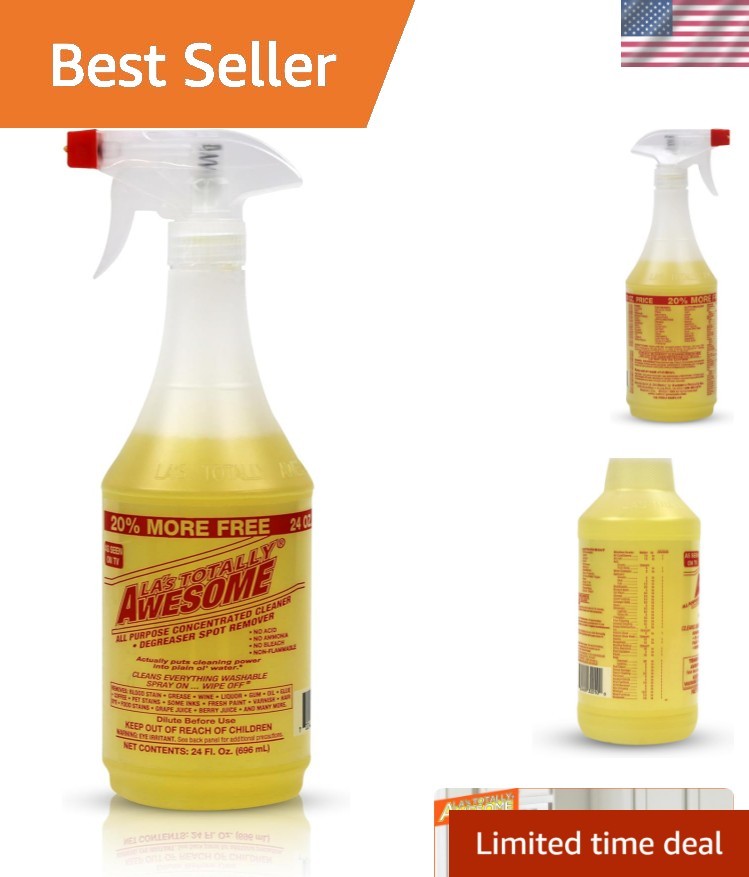All Purpose Cleaner Spray – 24oz Pack of 1 Heavy Duty Multi-Surface Degreaser…