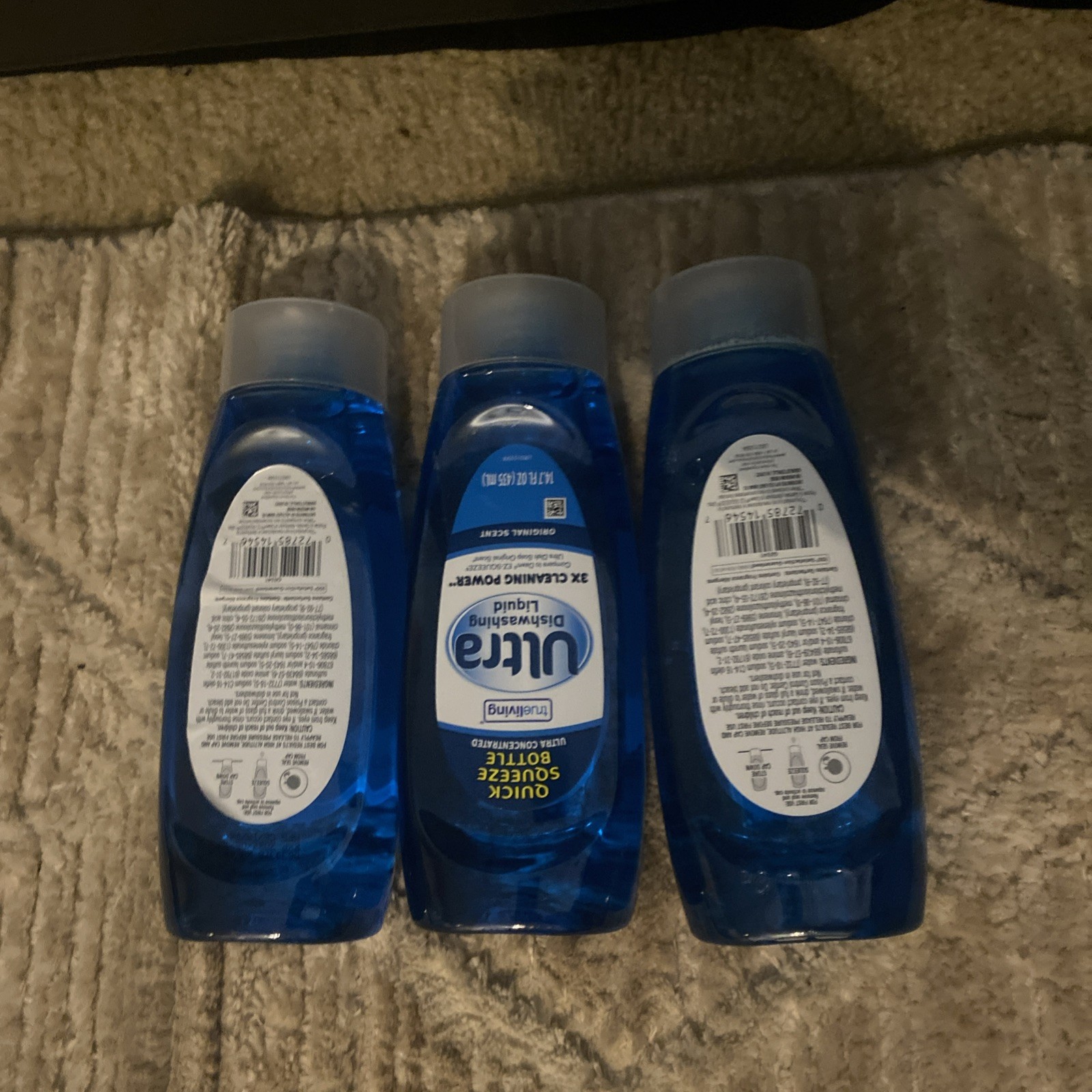 Great Value Ultra Original Dish Liquid, 14.7 fl oz (3)