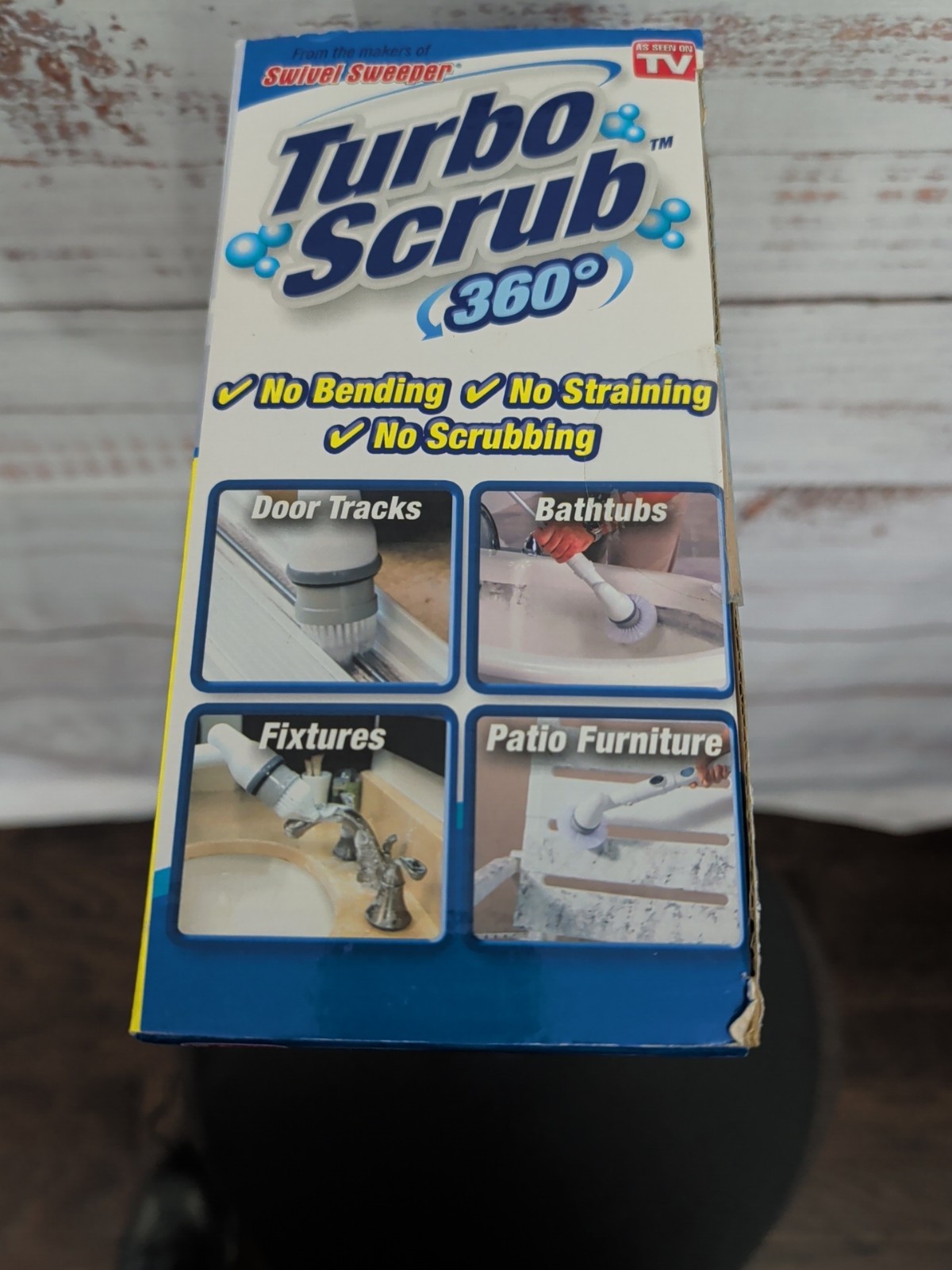 Turbo Scrub 360 Cordless Scrubber for Floor and Tile – Perfect Gift
