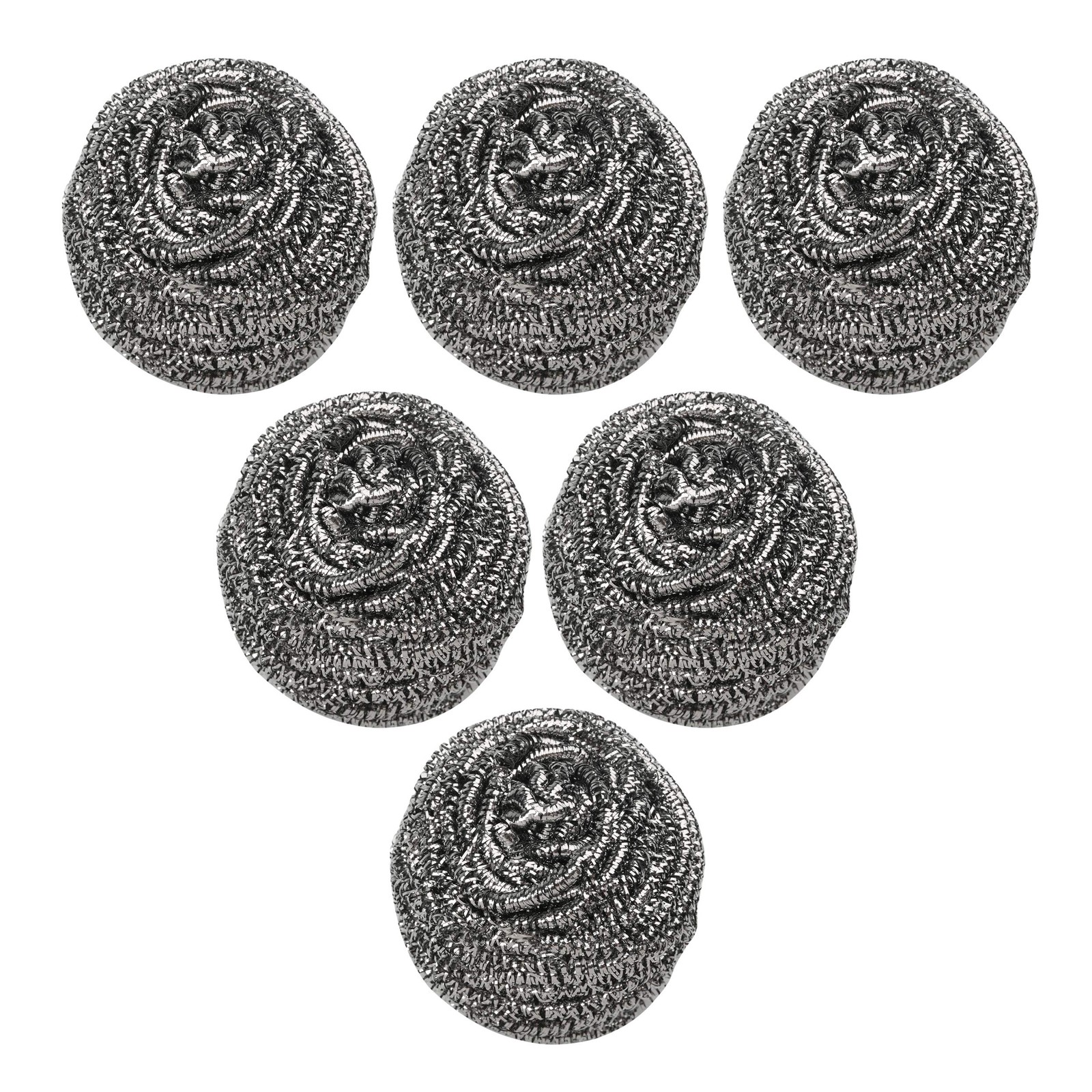 6 Pack Stainless Steel Scourers โ€ Steel Wool Scrubber Pad Used For Dishes P…