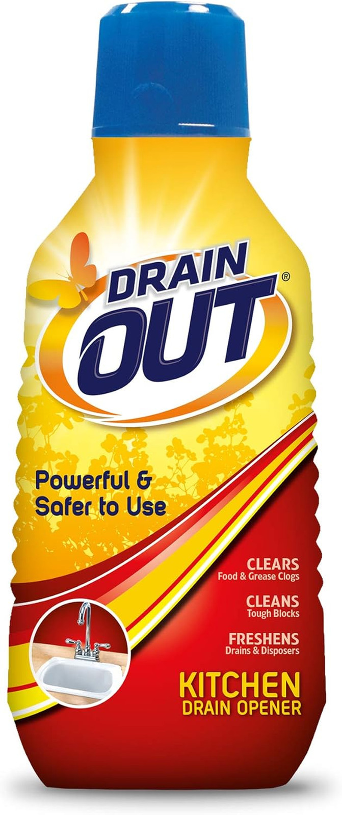 Drainout Kitchen Drain Opener