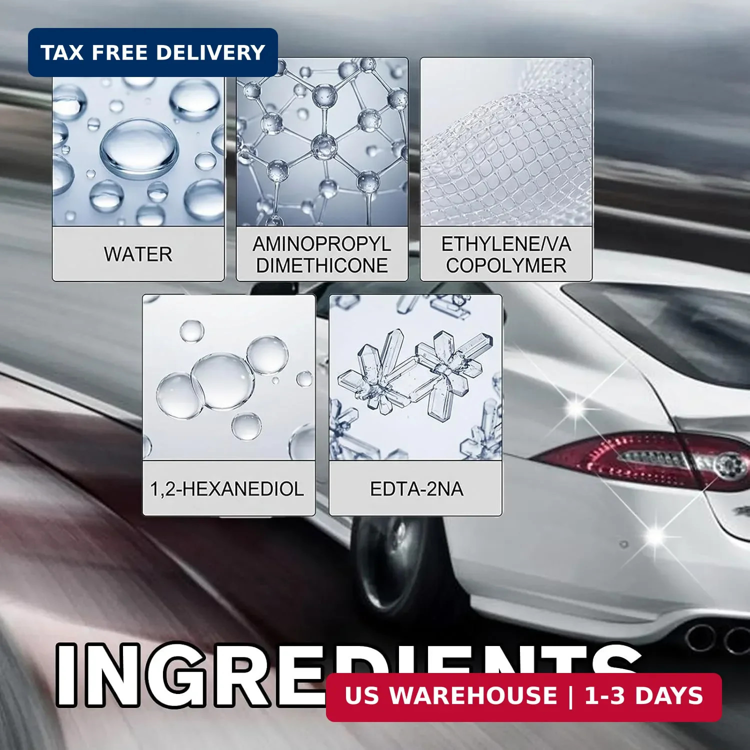 PTZ Crystal Serum for Cars – Advanced Graphene Ceramic Coating for Cars, Deep Gl