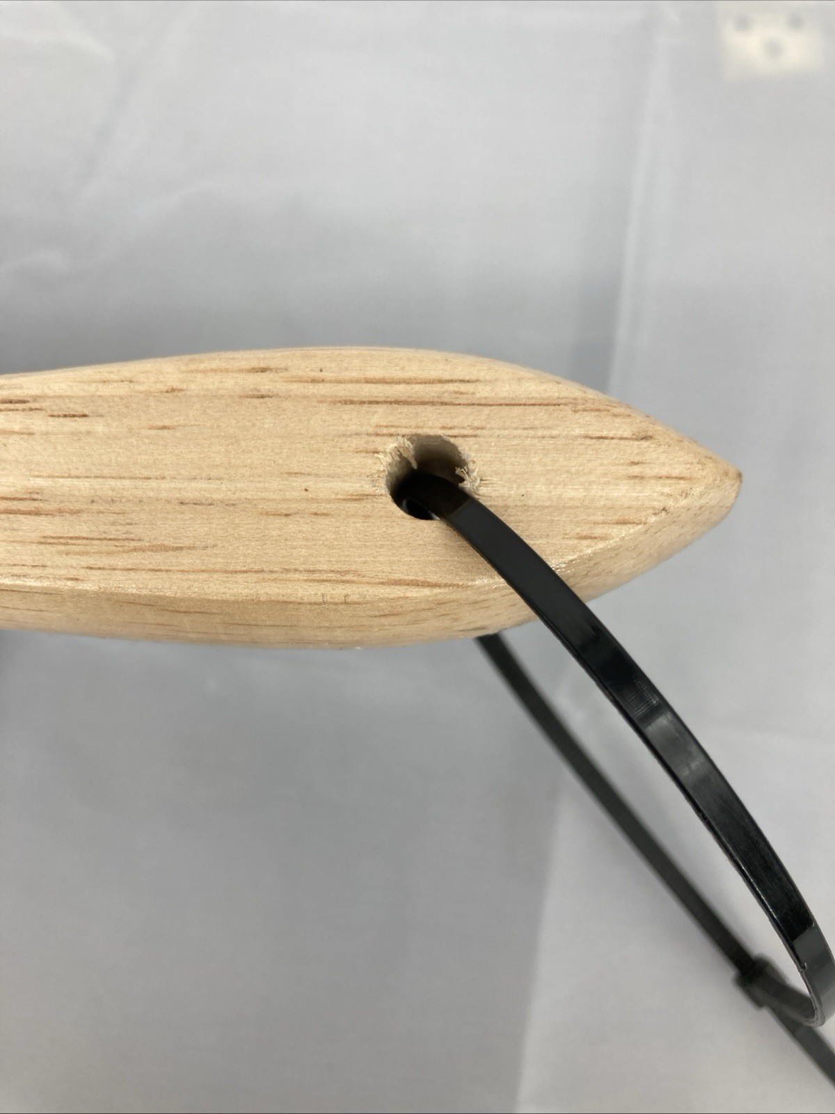 HDX 13.5 in. Wooden Handle 8 in. Horsehair Bench Brush -Flared Design 2-1/2 in