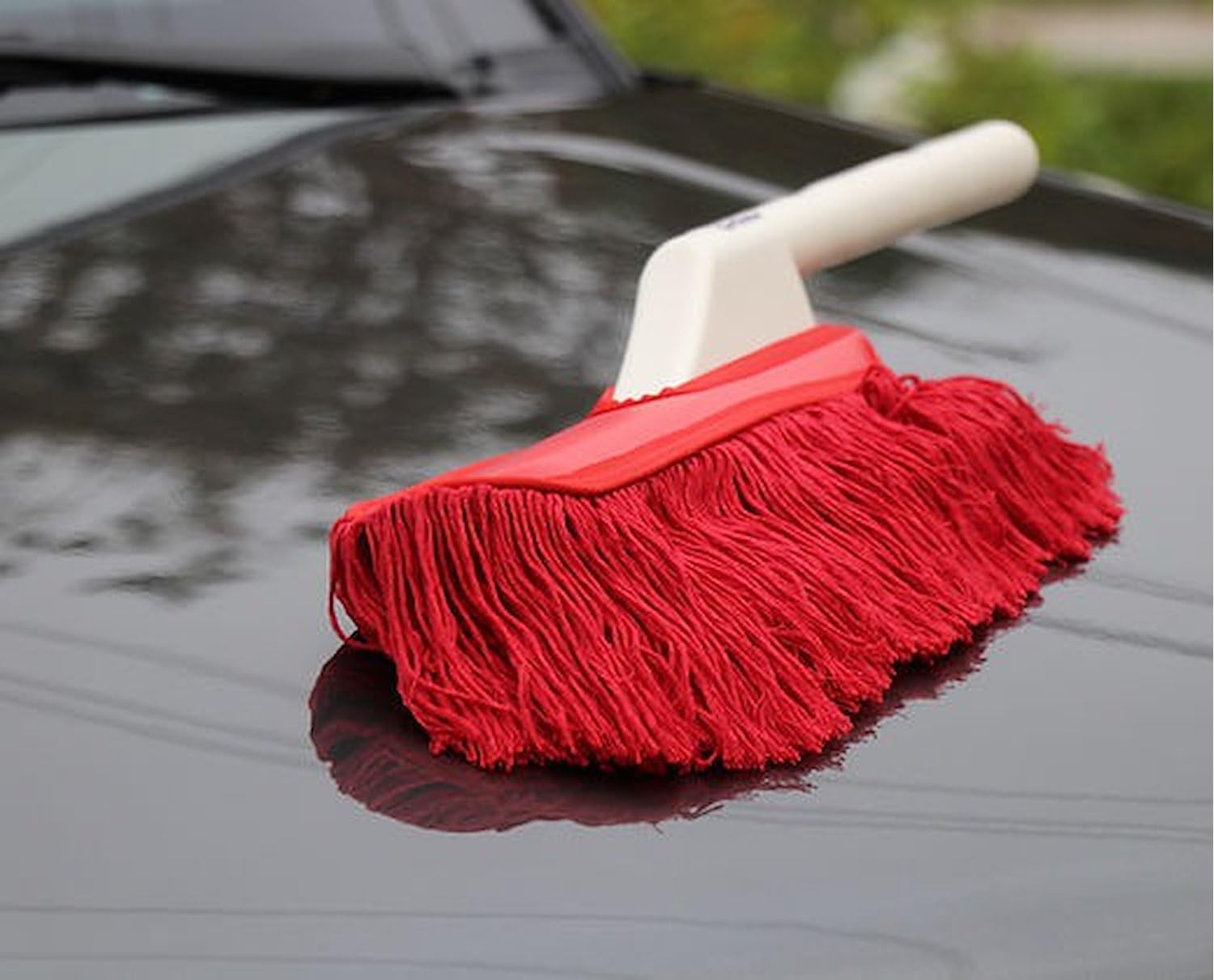 New Car Duster California Standard Model with Plastic Handle and Red Wax Treated