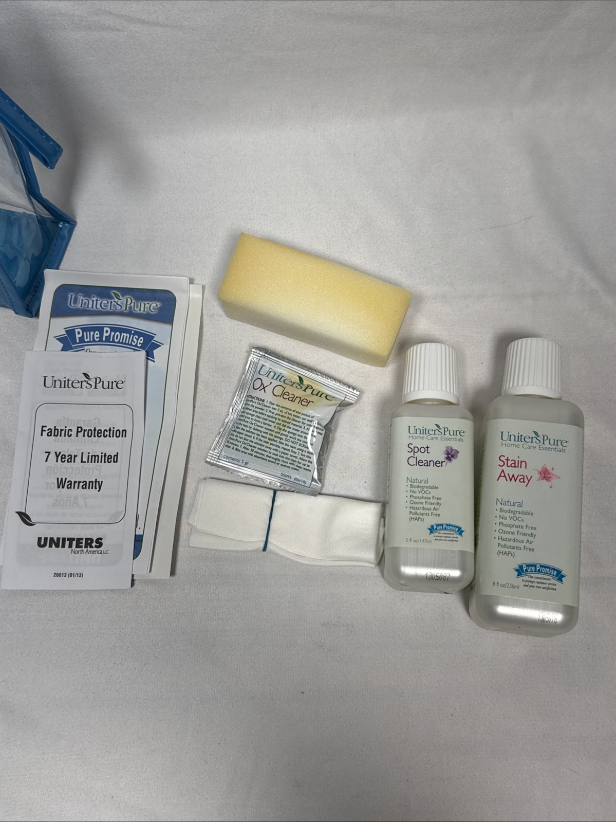 UNITERS Pure Home Care Essentials Spot Cleaner/Stain Away Set Brand New!