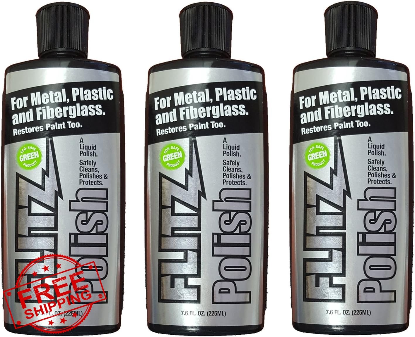 Flitz Multi Purpose Metal Polish Liquid – 7.6oz Bottle of USA-Made Tarnish Re…