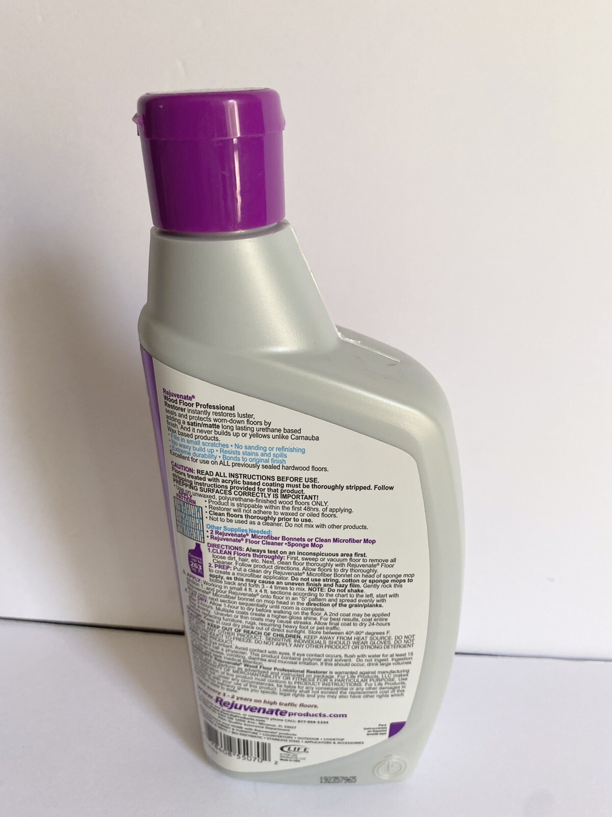 Rejuvenate Satin Matte wood floor professional restorer 16 oz. New, made in USA