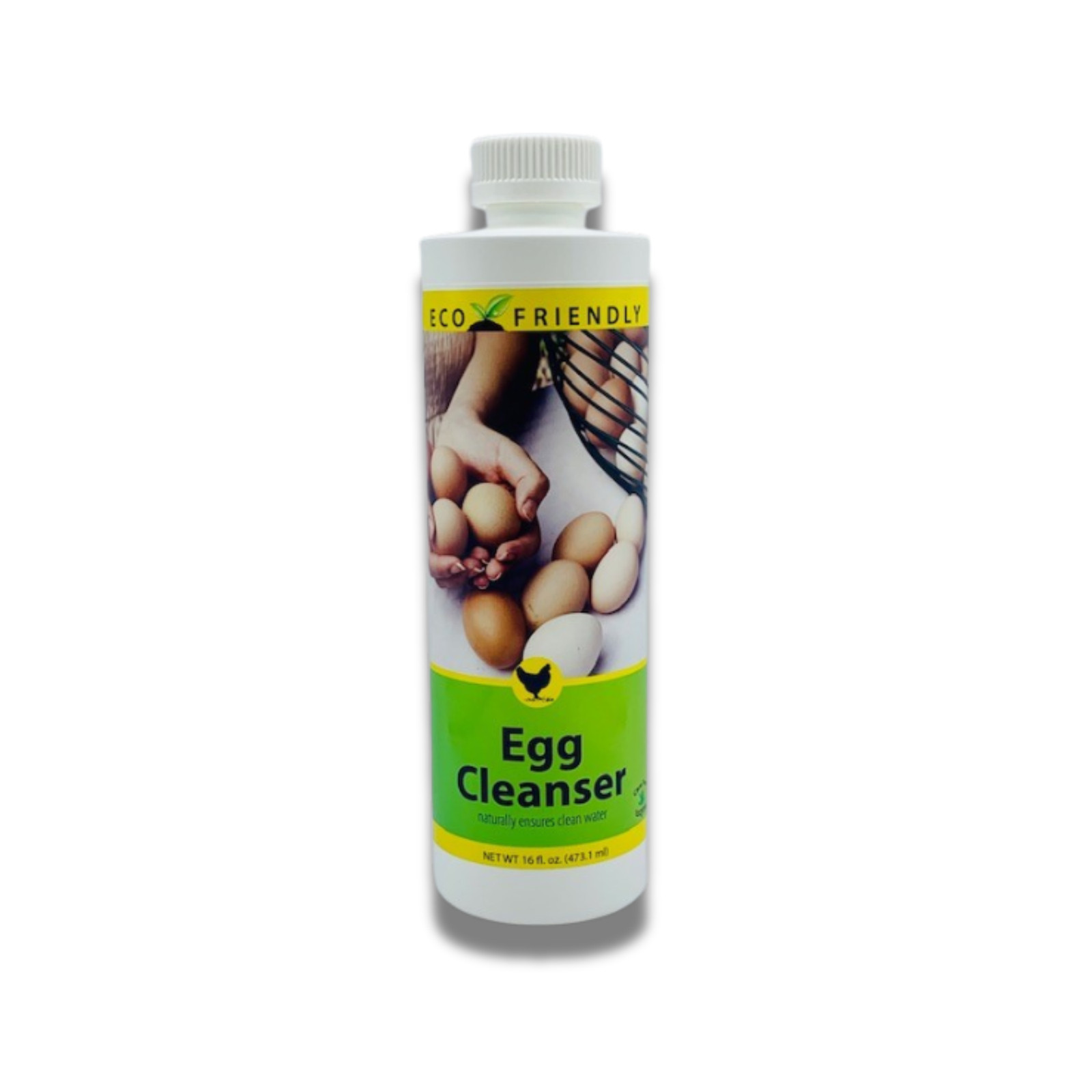 Natural Egg Cleanser & Wash | Removes Dirt & Contaminants Safely | 16 oz, 33.9 o