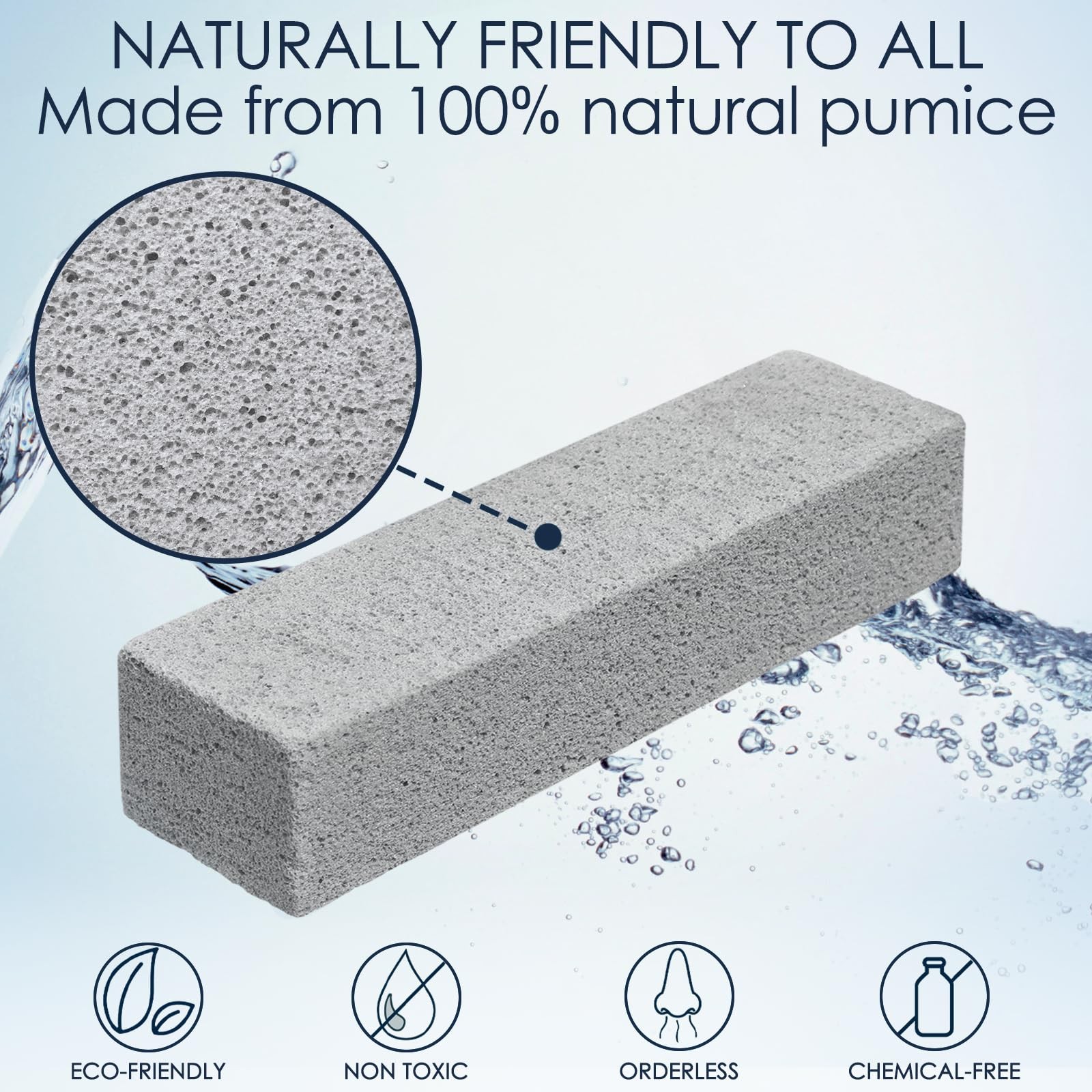 36 Pack Pumice Stone Toilet Bowl Cleaner with Handle Pumice Stone for Cleanin…