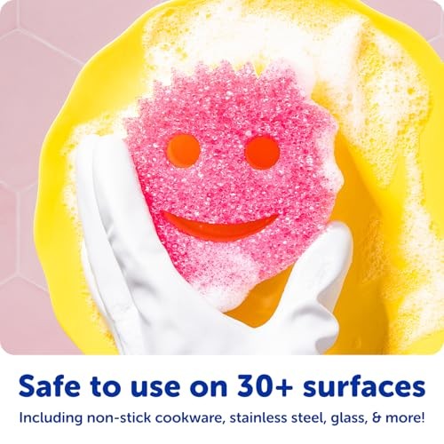 Scrub Daddy & Scrub Mommy Cleaning Sponges 8 Pack Scratch-Free Dish Scrubber Set