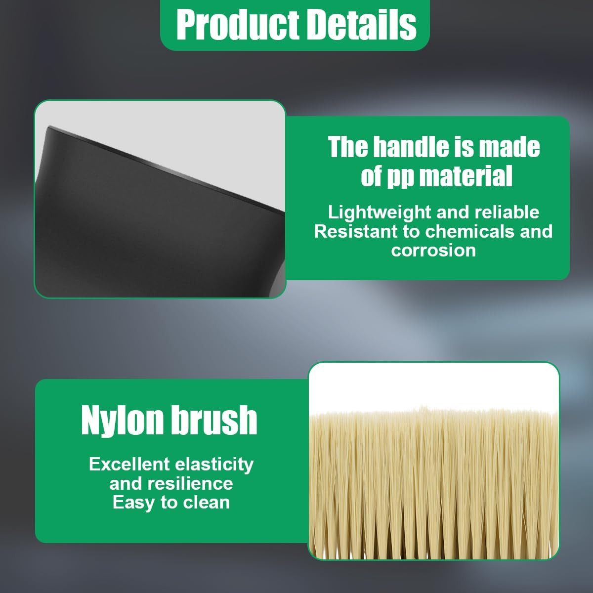 Car Interior Dust Brush, Soft Bristles Auto Exterior Cleaning Whisk Broom, No-Sc