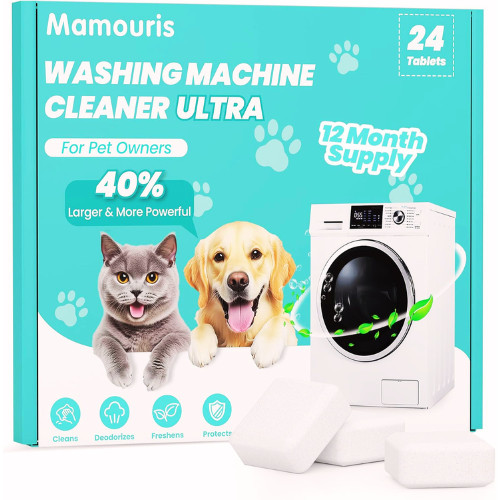 Uproot Clean Washing Machine Cleaner Tablets – 24 Pack for a 12 Month Supply