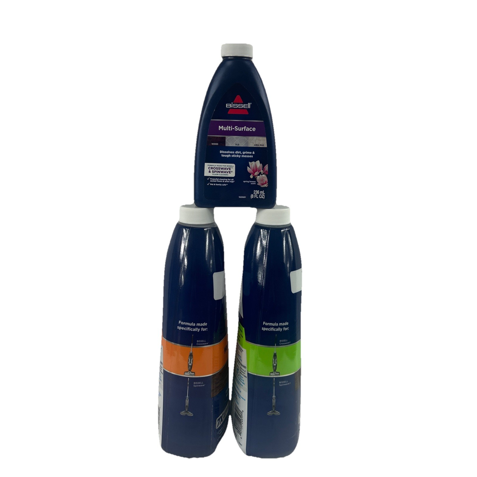 Bissell CrossWave 3-pack, Pet, Wood Floor And Multi-Surface Cleaning Formulas