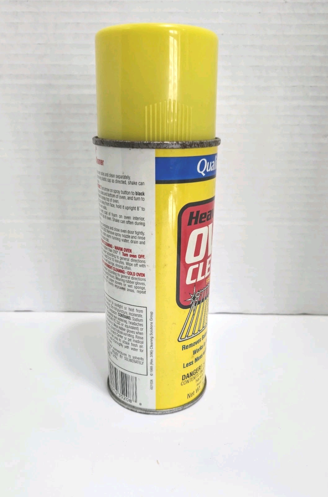 Vintage Quality Care Oven Cleaner 1989 Lemon Scent Heavy Duty Sherwin-Williams