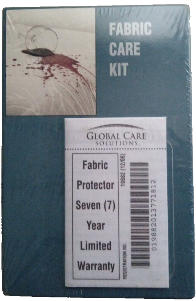 Fabric Care Kit 4 Oz Fabric Clean 4 Oz Fabric Protector Application Cloth Sponge