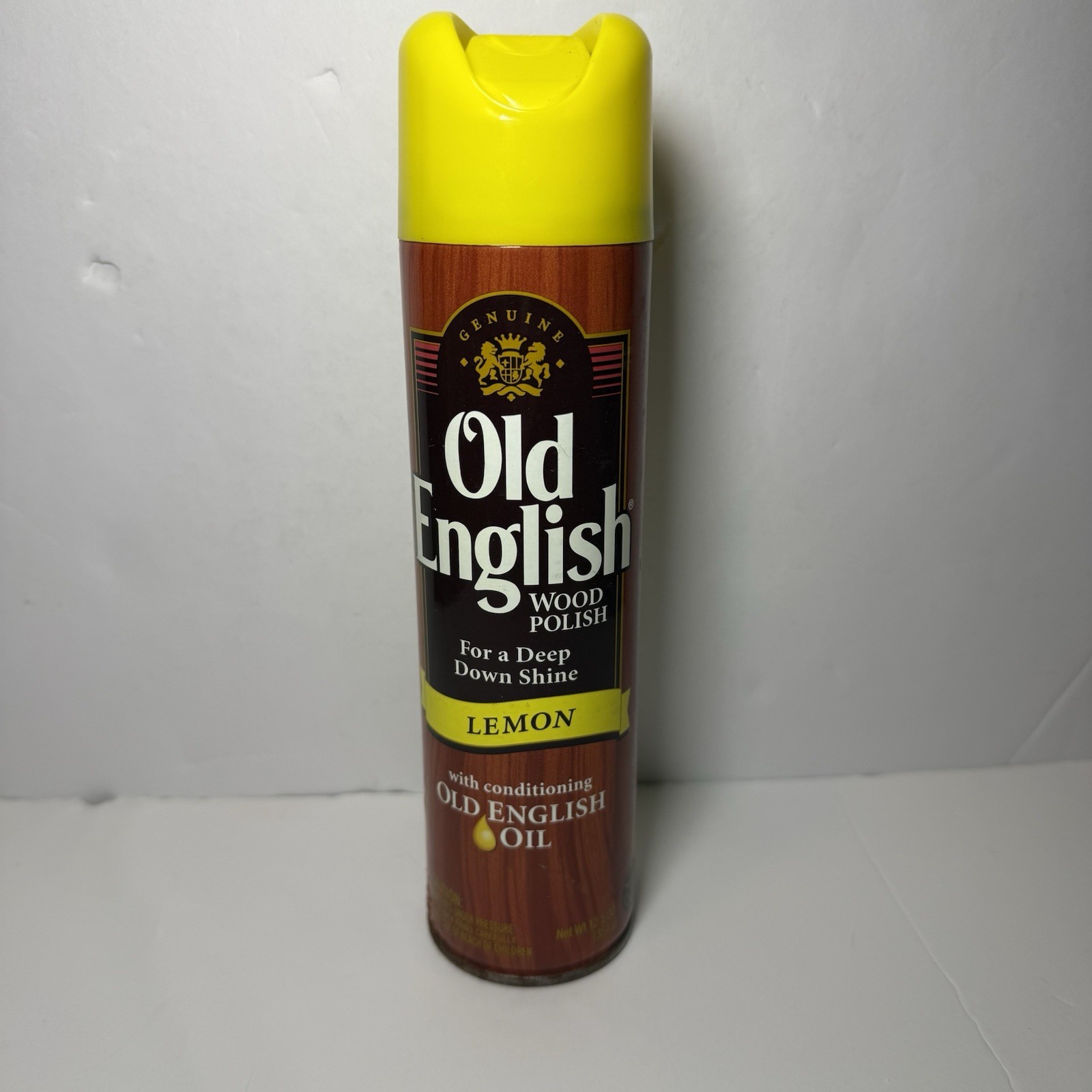 Old English Lemon Furniture Wood Polish Spray 12.5 fl oz Vtg New 1997 NOS