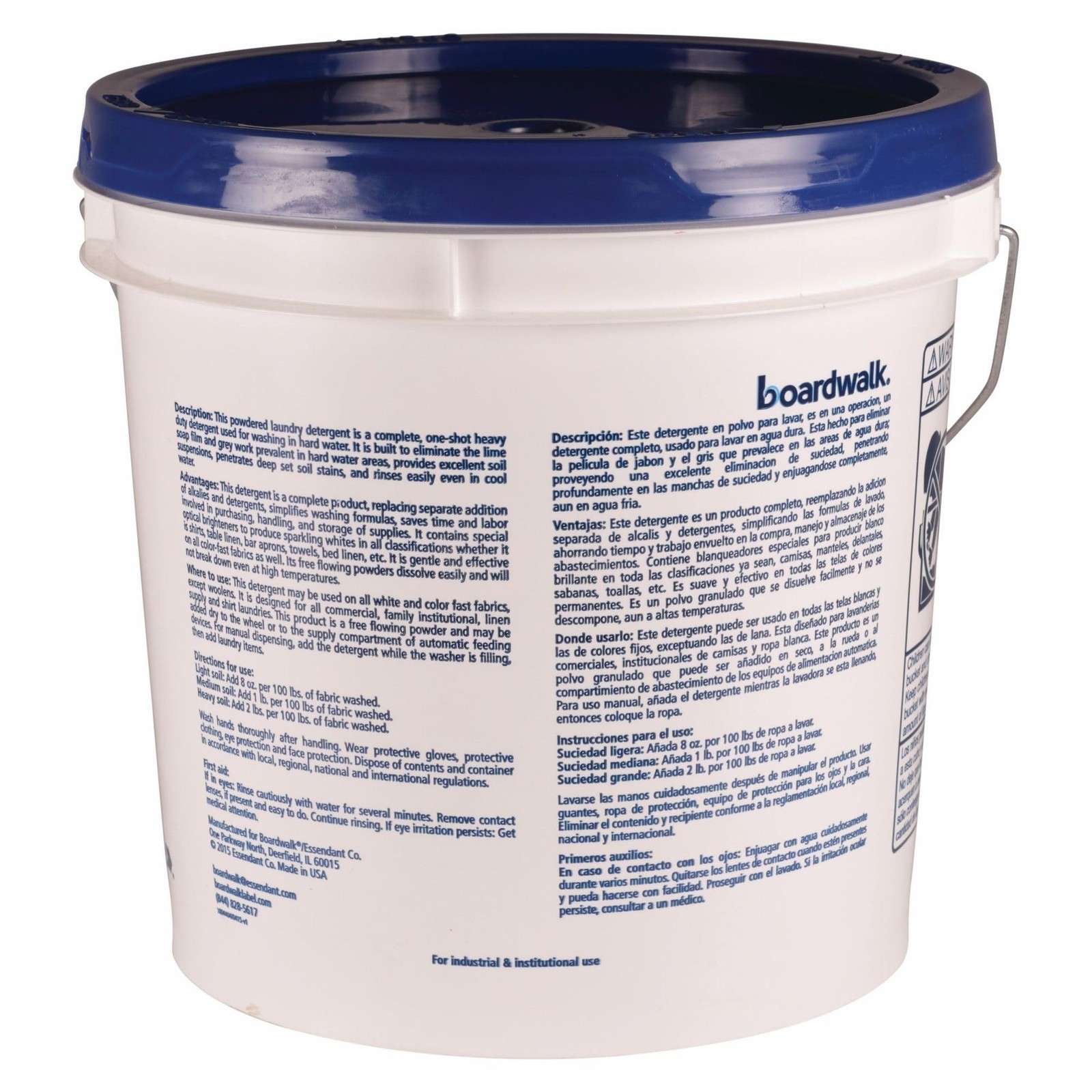 Boardwalk BWKHURACAN40 Low Suds Industrial Powder Laundry Detergent, Fresh Le…