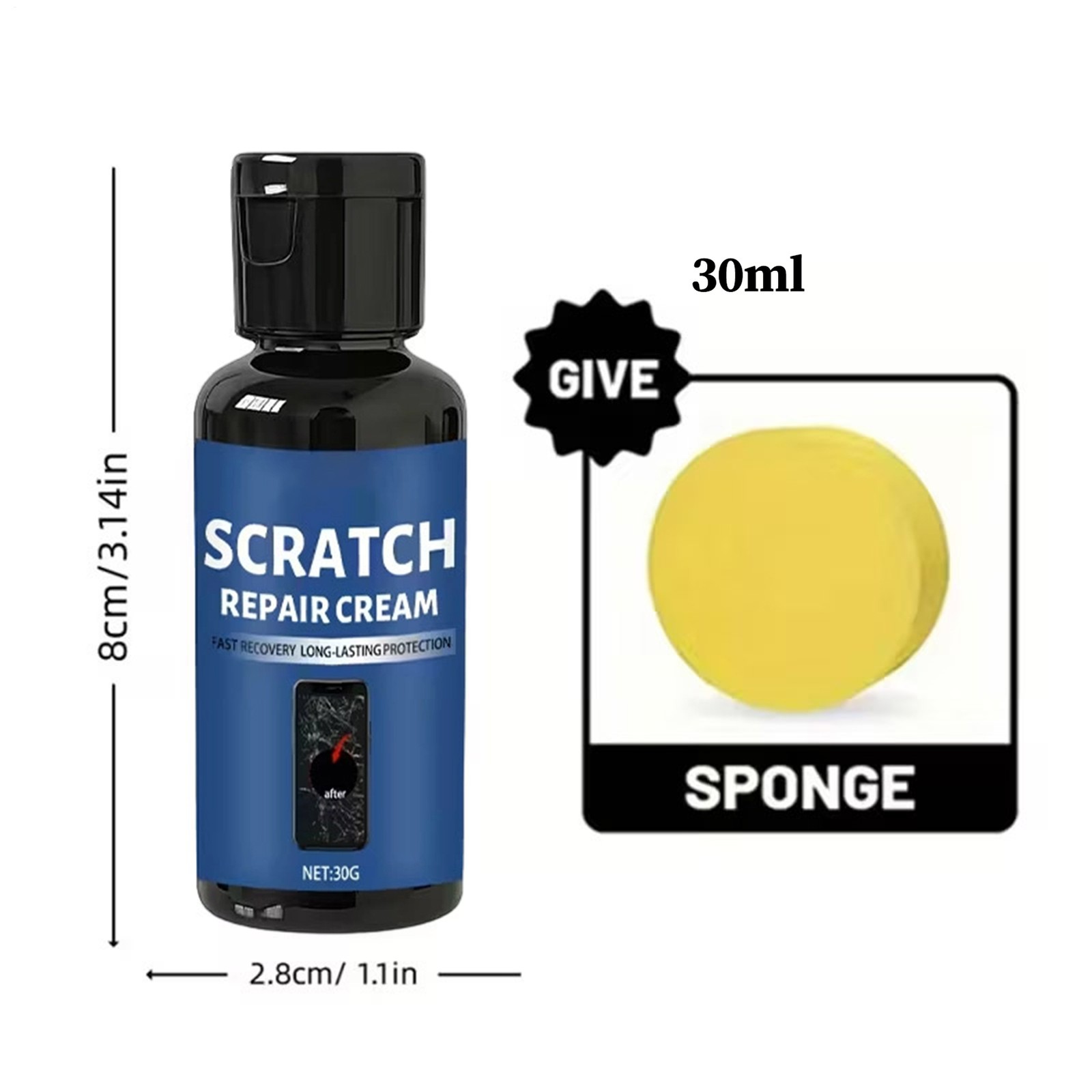 Screen Scratch Remover Polish Coating Cleaner Wax 30g Camera Len Scratch Remover