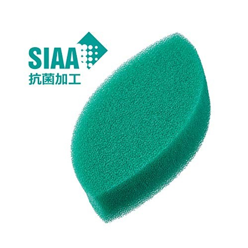 Kamenoko Sponge Do Leaf Shape Green 3pcs Set Japanese Kitchen Scrubber Japan