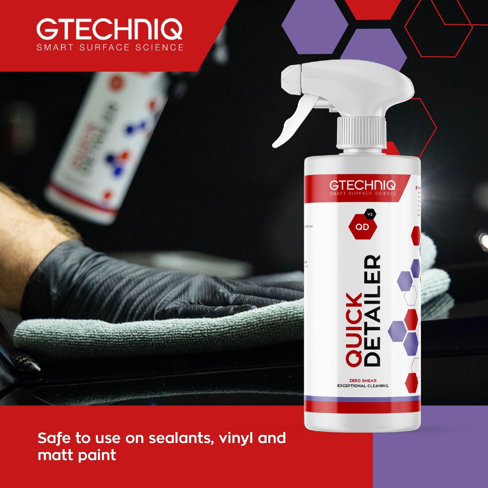 Quick Detailer Spray Car Polish, 8.45 fl oz