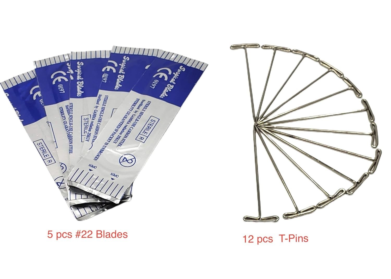 Kit de diseccion Plus Kit de biología de 24 piezas 9 piezas de acero inoxidable