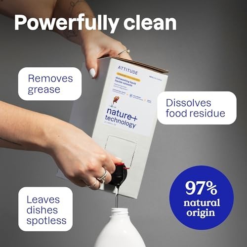Dish Soap Liquid Citrus Zest 23.7 oz EWG Verified Plant Based Vegan Cruelty Free