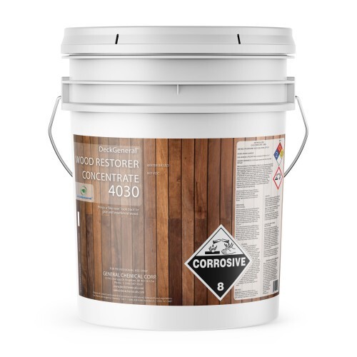 DeckGeneral Wood Restorer Concentrate 4030 – Restore Your Wood – 5 Gallons
