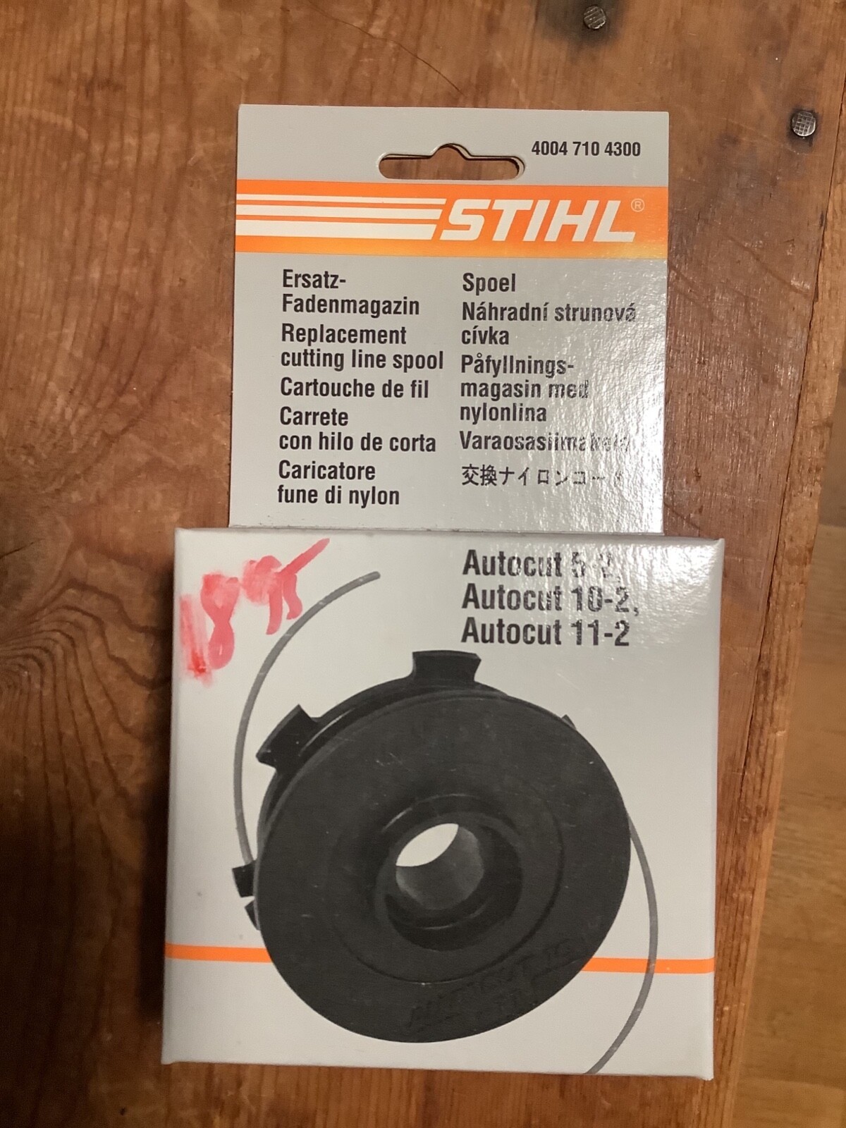 1 STIHL trimmer AUTOCUT replacement spool 5-2,,10-2,11-2, #4004-710-4300