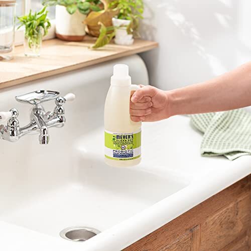 Mrs Meyers Probiotic Drain Maintenance Lemon Verbena 32 oz Plant Based Cleaner