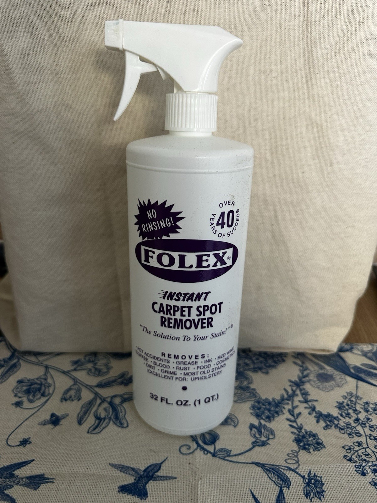 FOLEX Instant Carpet Spot Remover Carpet Cleaner – 32 oz – Removes Pet 75% Full