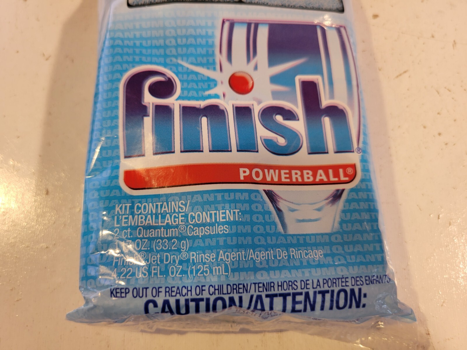 FINISH POWERBALL 2CT. QUANTUM CAPSULES 4.22 FL. OZ NEW