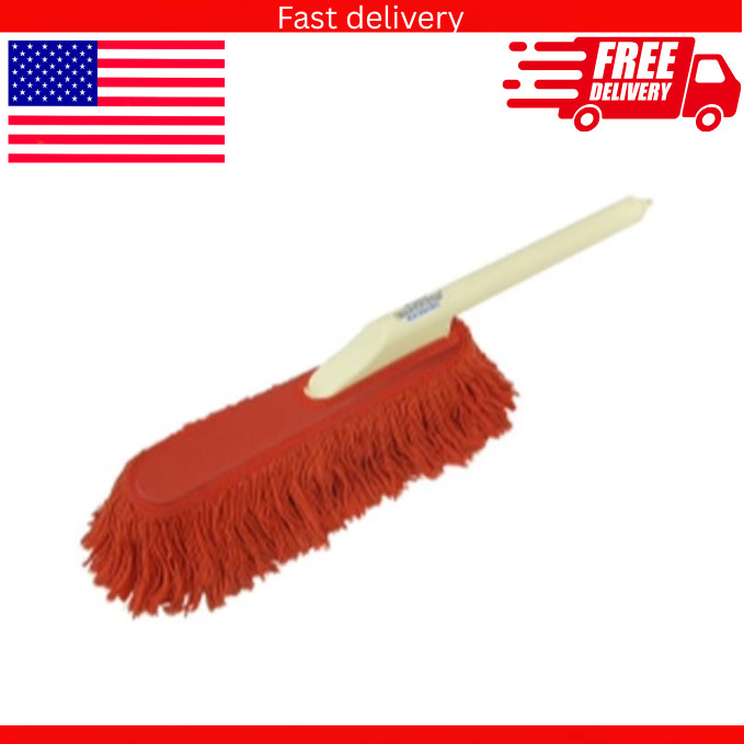 California Car Duster with Plastic Handle and Wax Treated Cotton Mop Removes Aut