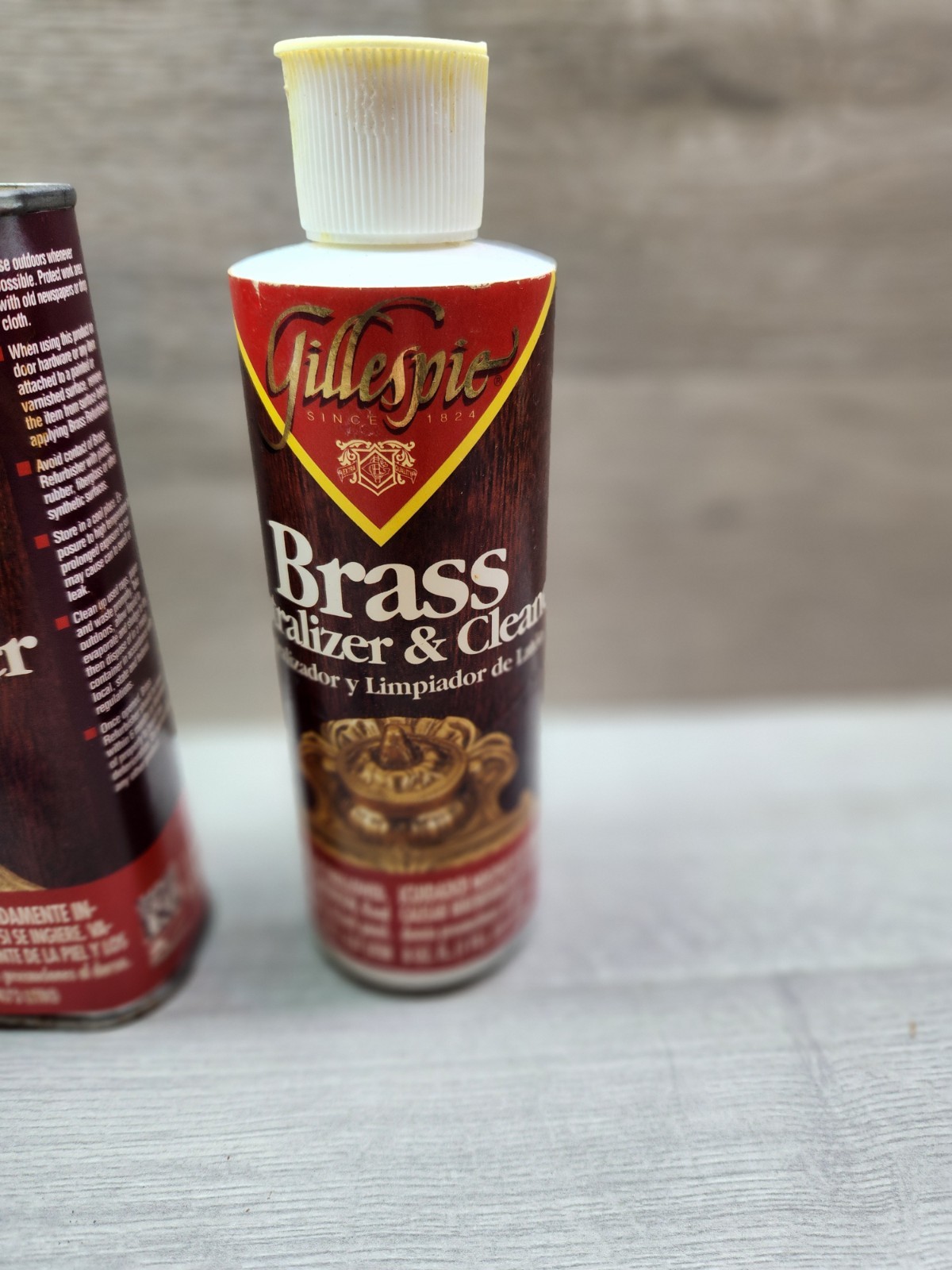 Gillespie Brass Renewal Kit Cleaner Protector Restoring 90% Full