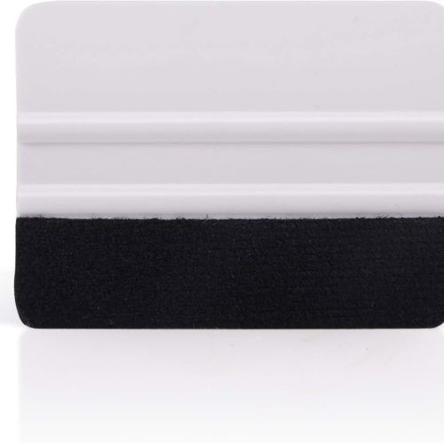 10pcs Vinyl Squeegee Felt Edge Squeegee 4 Inch Car Vinyl Scraper Decal White