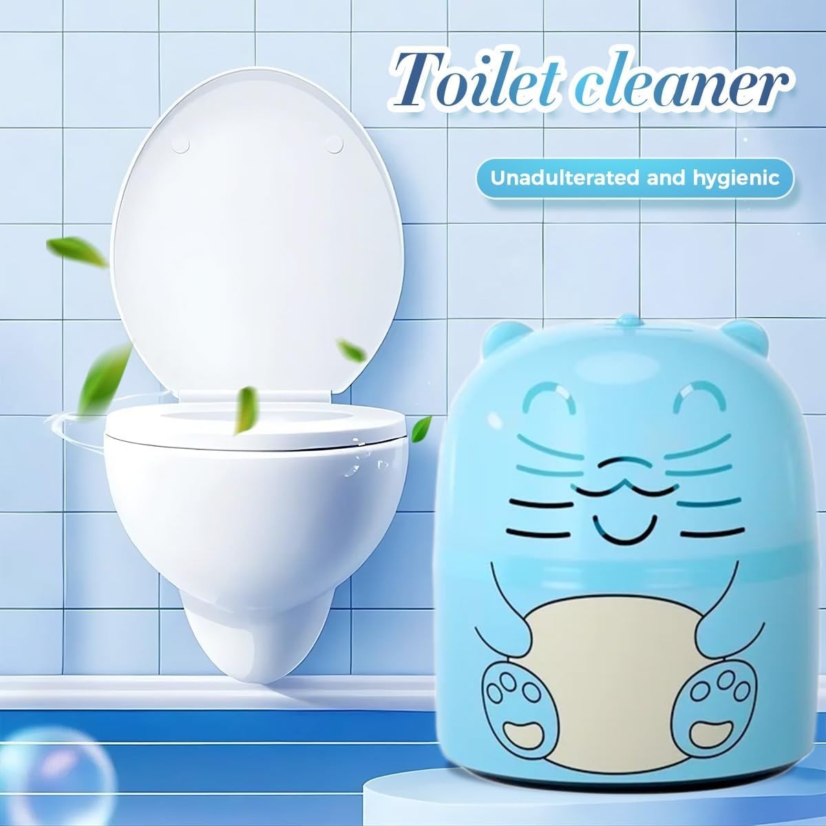 Cute Dinosaur-Shaped Toilet Bowl Cleaner Bottle, Toilet Cleaner & Toilet Deodori