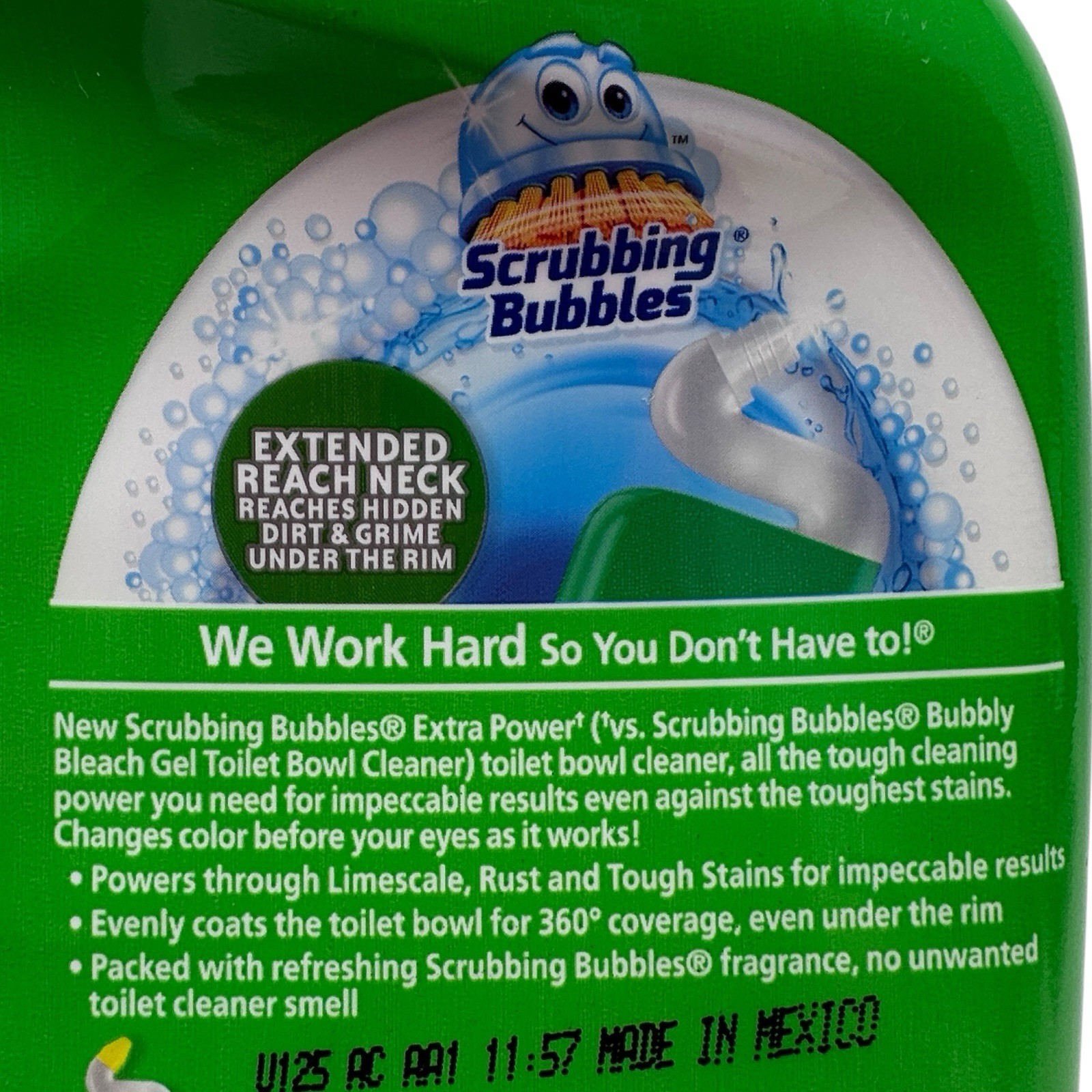 2 Pack Scrubbing Bubbles Extra Power Gel Toilet Bowl Cleaner Citrus 24 oz