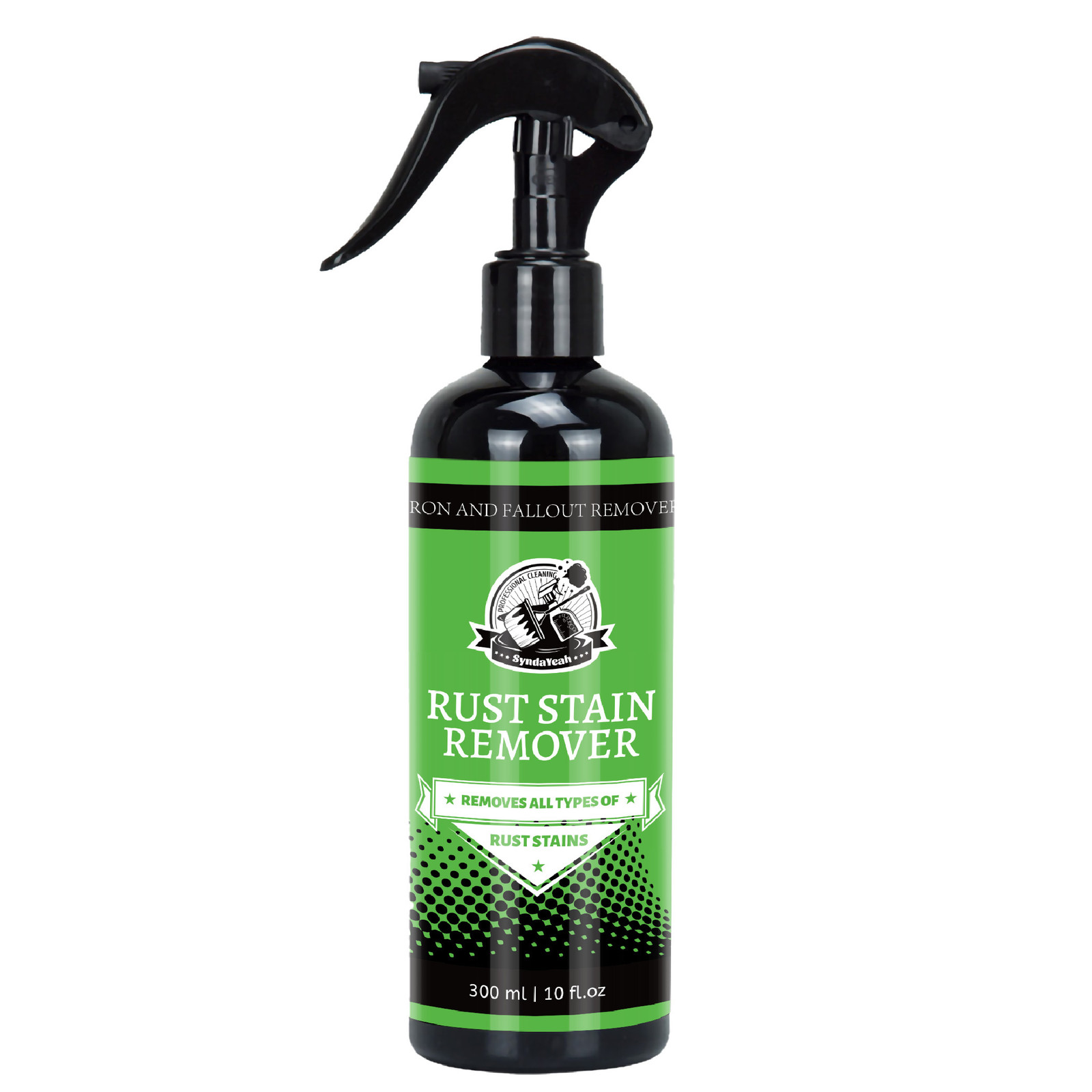Car Rust Remover Spray Iron Powder Cleaner for Paint Wheels and Rims Metal 300ml