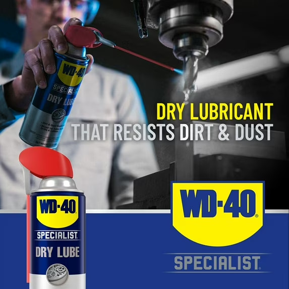WD-40 Specialist Dry Lube Long-Lasting Lubricant Smart Straw Spray 10 oz 1 Pack