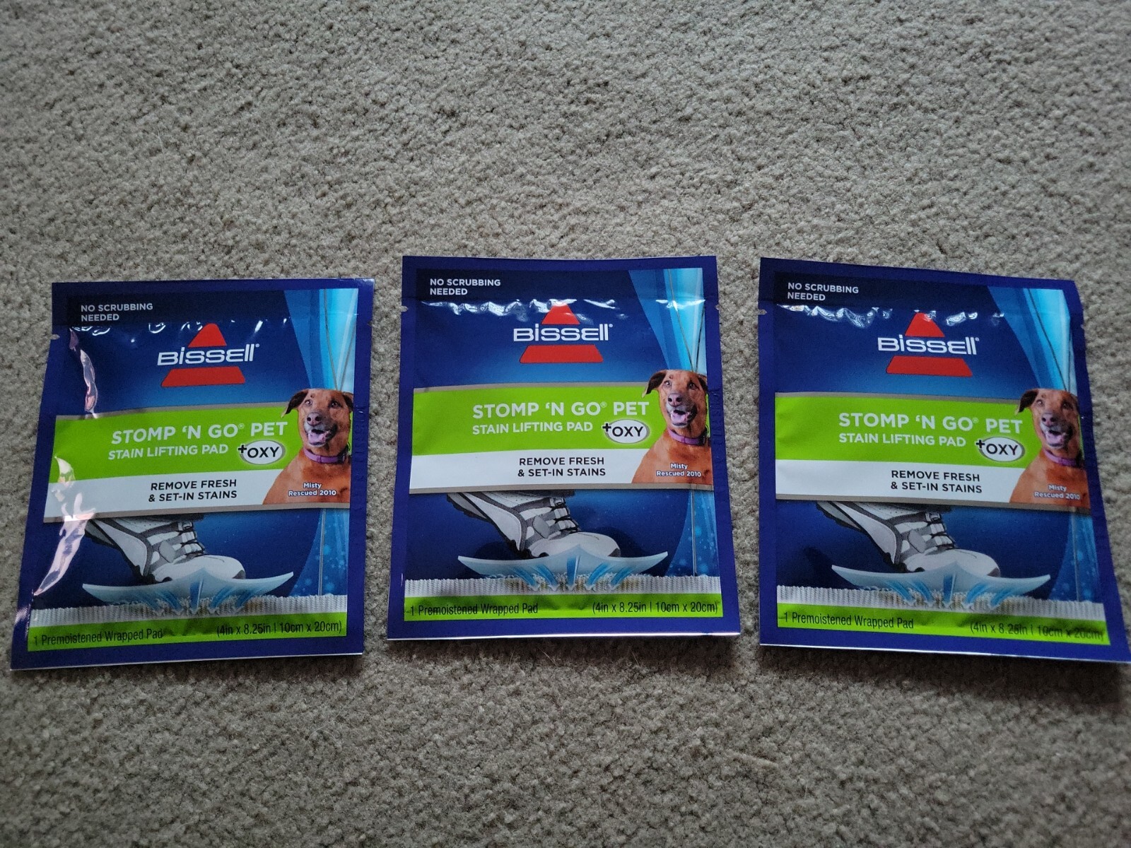 Bissell Stomp ‘n Go Pet Stain Lifting Pads 5 Pack Discontinued Stock Up