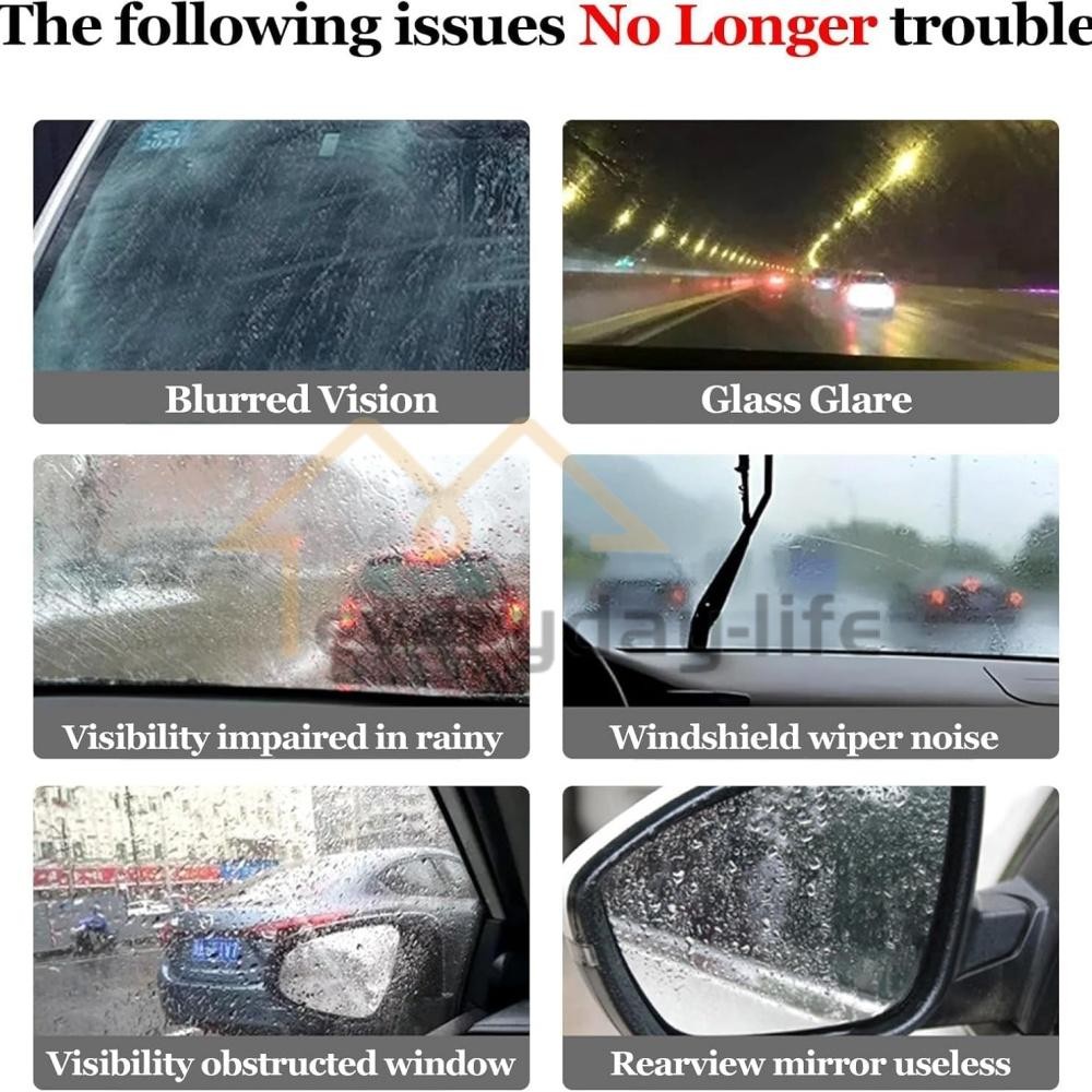 NEW 100g Car Glass Oil Film Remover – Windshield Cleaner Brush, Water Repellent