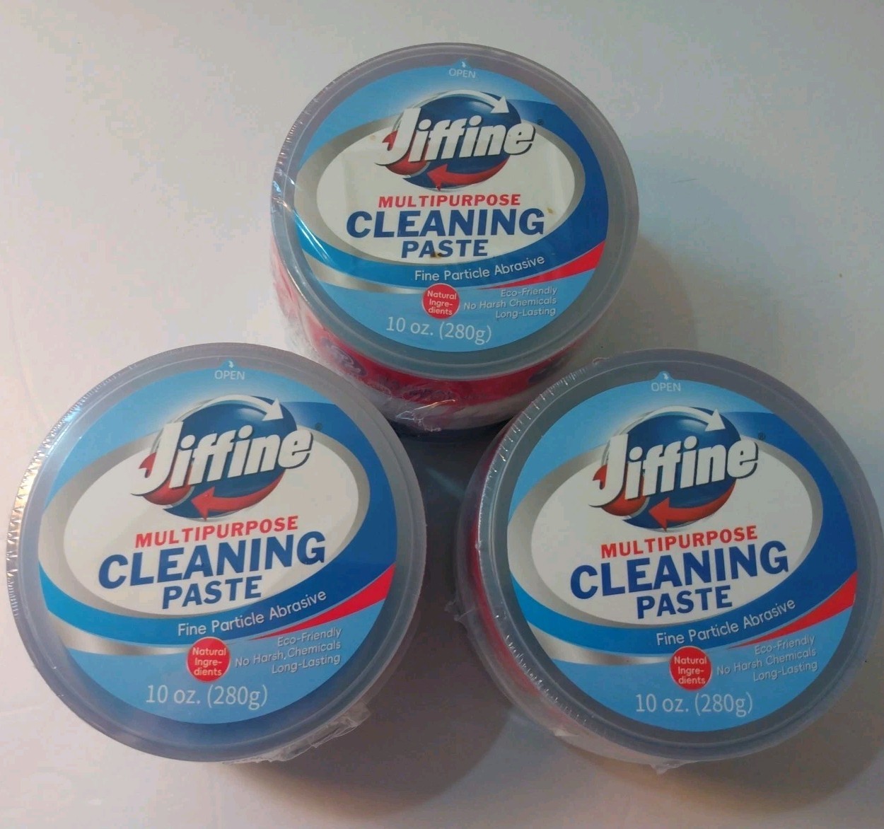 (3) 10 oz. Jiffine Multipurpose Cleaning Paste Abrasive Miracle All Purpose