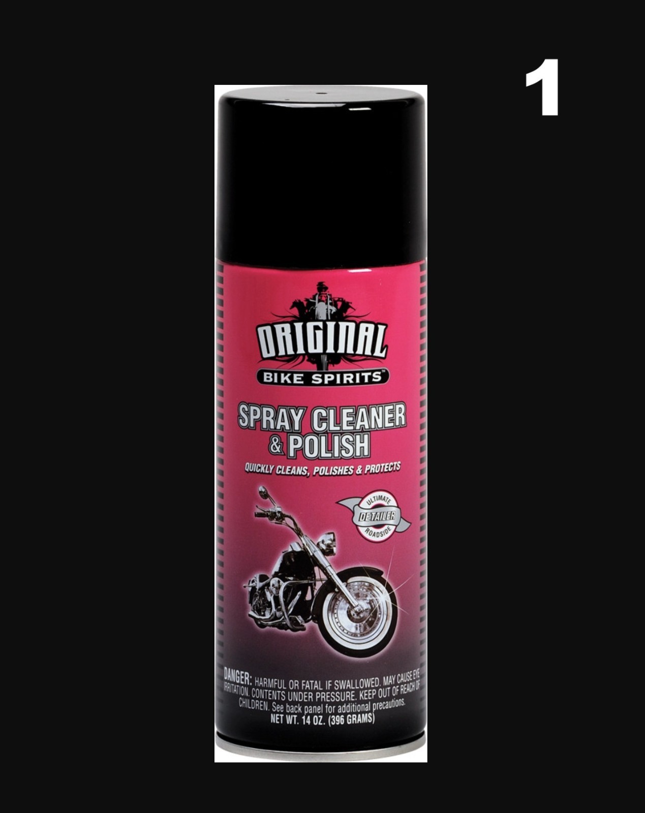 ZEP Original Bike Spirits Aerosol Spray Cleaner Polish, 14 oz (Choose Quantity)